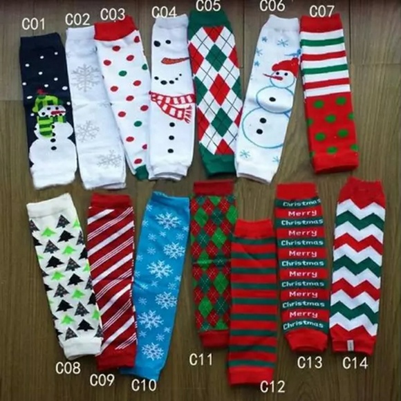 animal kids Other - Christmas leg warmers
